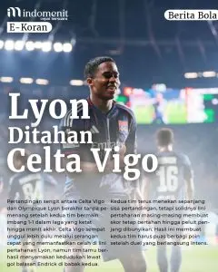 Celta Vigo Ditahan Lyon dalam Laga Ketat Berakhir Imbang 1-1