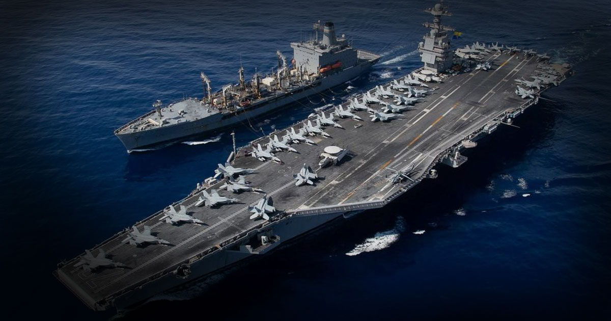 Iran Mengklaim Kapal Induk AS Mundur Setelah Serangan Drone di Selat Hormuz